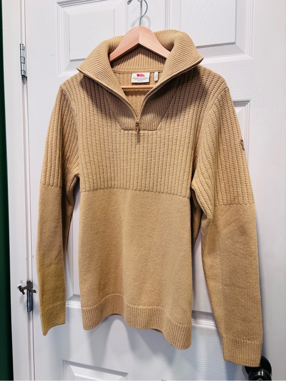 Fjallraven Women's Övik Half Zip Knit Sweater - Large